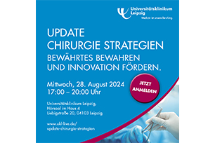 Update Chirurgie Strategien<br>28.08.24 - Jetzt anmelden!